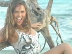 Ronda Rousey body paint behind the scenes