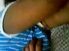 boy press gf tits