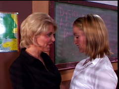 Sexy teacher bangs student